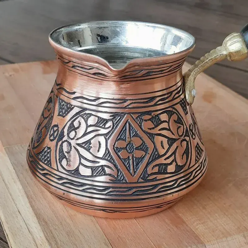 Demirtaş El Yapımı Bakır Cezve 200ml