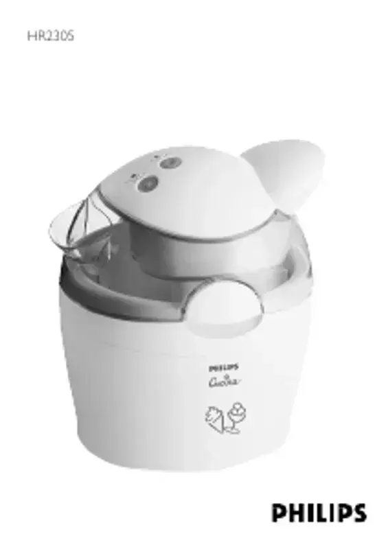 Philips HR2305 Dondurma Makinesi