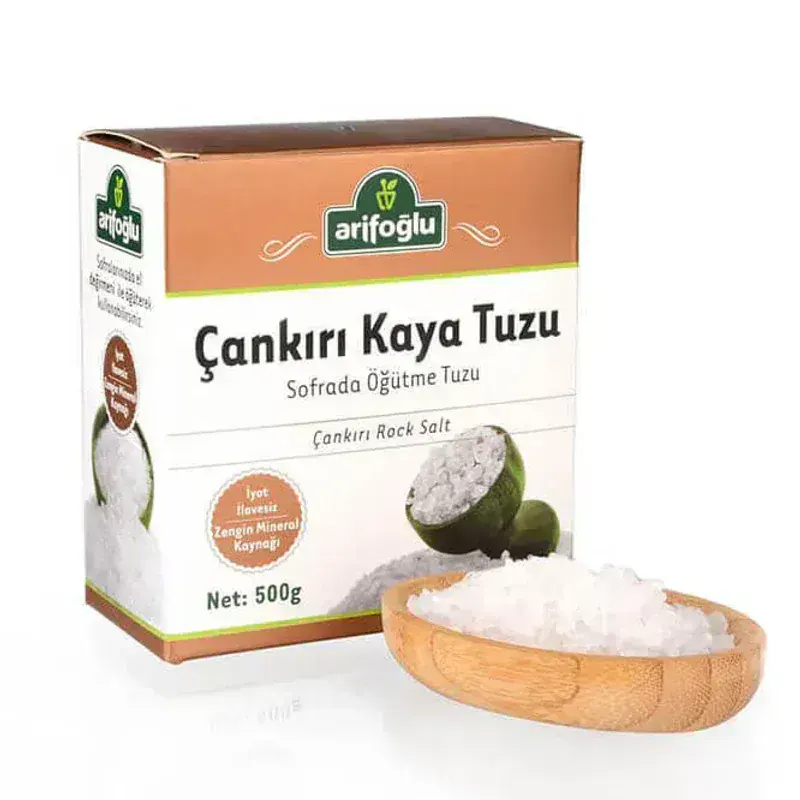 Çankırı Saf Kaya Tuzu İyotsuz 500g