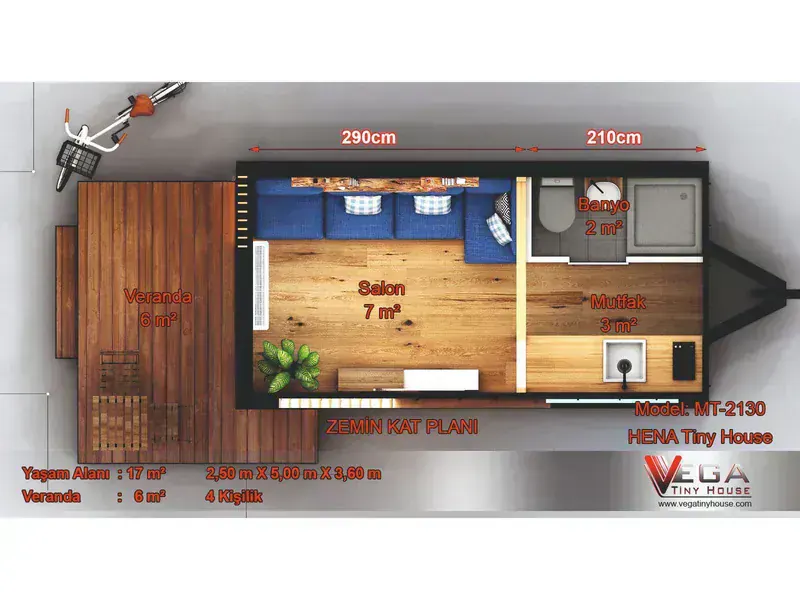 Derinsu Tiny House Standart